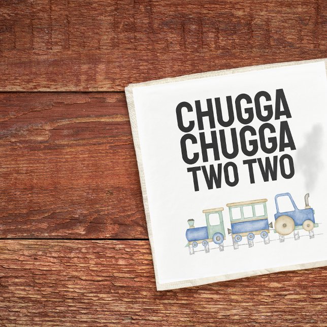Servilleta De Papel Chugga Chugga dos | 2.º cumpleaños | servilletas ( (Subido por el creador)