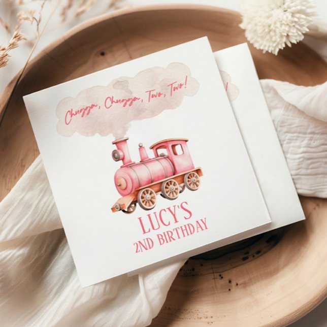 Servilleta De Papel Chugga Dos Choo Fiesta de segundo cumpleaños (Subido por el creador)