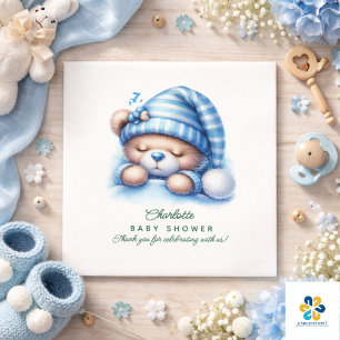 Servilleta De Papel Chulo Oso de Peluche Baby Shower