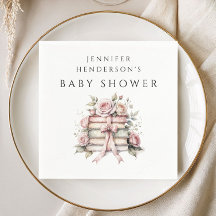 Chupete de lazo rosa Baby Shower