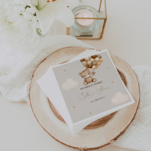 Servilleta De Papel Chupete de oso para baby shower neutral