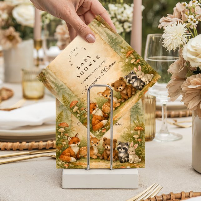 Servilleta De Papel Chupinada de Bosque para Bebé (Subido por el creador)