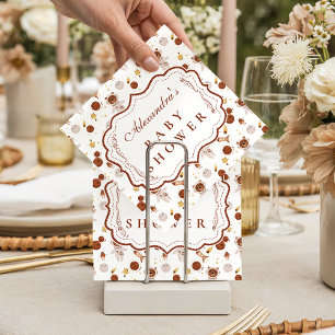 Servilleta De Papel Chupinada del Pequeño Universo Baby Shower
