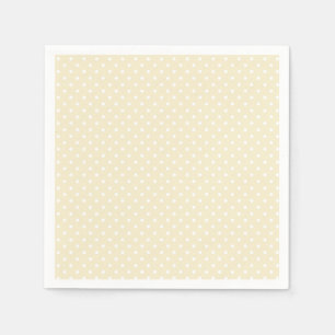 Servilleta De Papel Chupito de bebé de lunares amarillos pastel