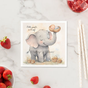 Servilleta De Papel Chupito de Cacahuete Baby Shower