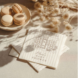 Servilleta De Papel Chupito de Café Baby Shower