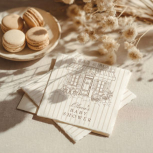 Servilleta De Papel Chupito de Café Baby Shower
