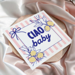 Servilleta De Papel CIAO BABY Lemon Mediterranean Amalfi