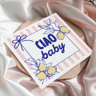 Servilleta De Papel CIAO BABY Lemon Mediterranean Amalfi