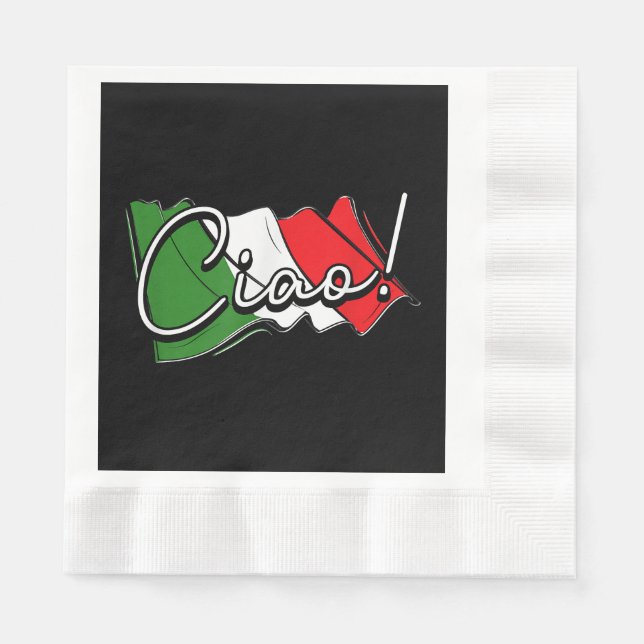 Servilleta De Papel ¡Ciao! - Escocia italiana y europea de Venecia y L (Anverso)