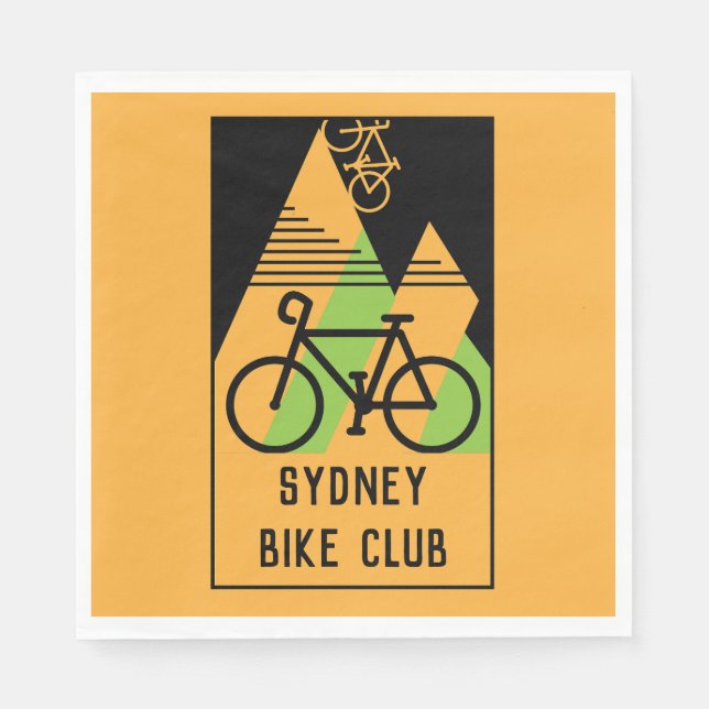 Servilleta De Papel Ciclismo Australia (Anverso)