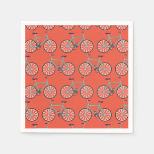 Servilleta De Papel Ciclismo en bicicleta niños en bicicleta