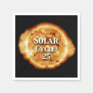 Servilleta De Papel Ciclo solar 25 Sol activo