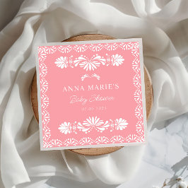 Servilleta De Papel Cielito Lindo Azul ducha de bebé mexicana Napkin