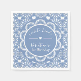 Servilleta De Papel Cielito Lindo Cumpleaños Azul 1er