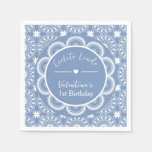 Servilleta De Papel Cielito Lindo Cumpleaños Azul 1er