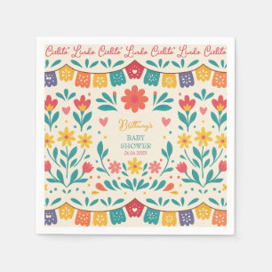 Servilleta De Papel Cielito Lindo Fiesta de Baby Shower Mexicana