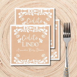 Servilleta De Papel Cielito Lindo Fiesta Mexicana Baby Shower Neutral