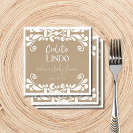 Servilleta De Papel Cielito Lindo Talavera Fiesta mexicana Baby Shower