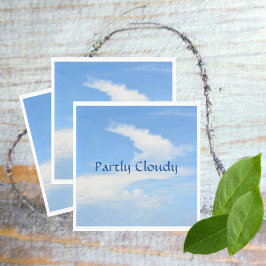 Servilleta De Papel Cielo azul y nube blanca
