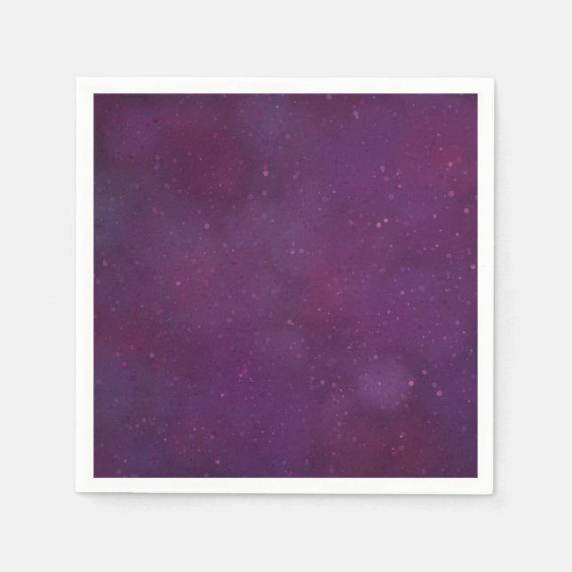 Servilleta De Papel Cielo de estrella morada (Anverso)