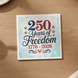 Servilleta De Papel Cielo del 250 Aniversario de América