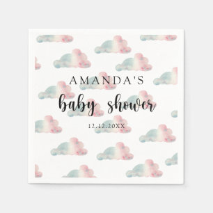 Servilleta De Papel Cielos acuarela - Baby Shower