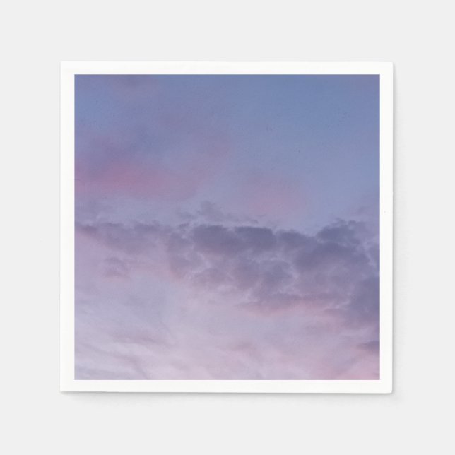 Servilleta De Papel Cielos morados (Anverso)