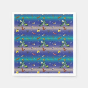 Servilleta De Papel Ciencia, Árbol de Navidad de Bug de Insectos Lover