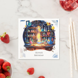 Servilleta De Papel Científico científico divertido simple cumpleaños