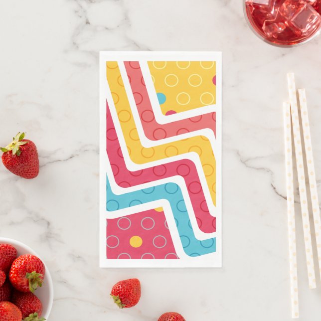 Servilleta De Papel Cifras geométricas 4 (In situ)