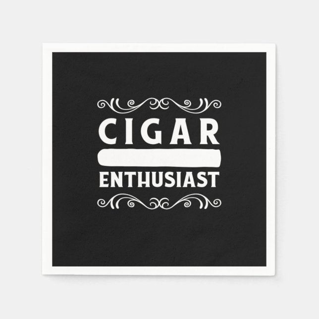 Servilleta De Papel Cigar Enthusiast (Anverso)