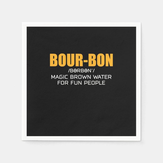 Servilleta De Papel Cigar Lover | Bourbon Magic Brown (Anverso)