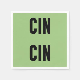 Servilleta De Papel Cin Cin Typography