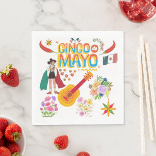 Servilleta De Papel Cinco De Mayo