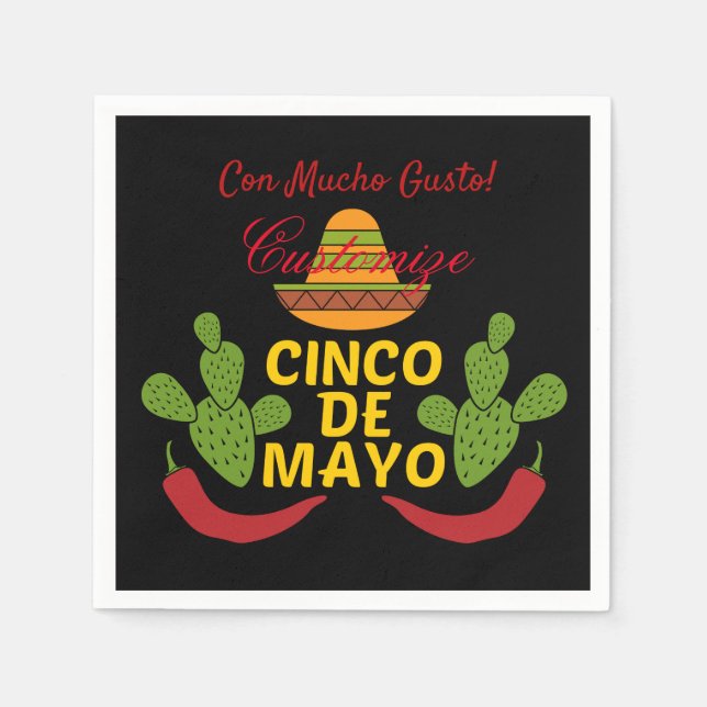 Servilleta De Papel Cinco de Mayo Thunder_Cove (Anverso)