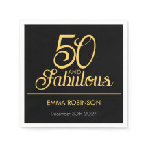 Cincuenta y Fabuloso Nombre Fecha Cumpleaños 50
