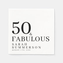 Cincuenta y Fabuloso Nombre Fecha Cumpleaños 50