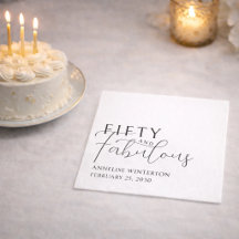 Cincuenta y Fabuloso Nombre Fecha Cumpleaños 50 Añ