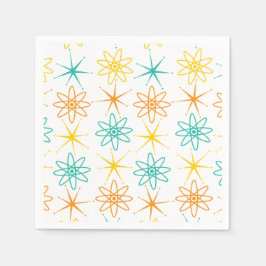 Servilleta De Papel Cincuenta y tantos átomos y estrellas servilletas