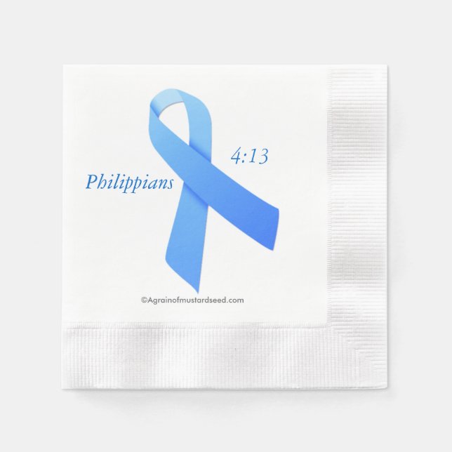 Servilleta De Papel Cinta azul (Anverso)