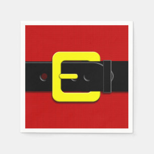 Servilleta De Papel Cinturón de Santa Claus