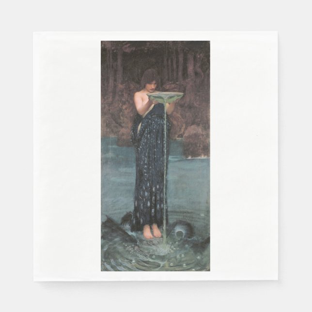 Servilleta De Papel Circe Invidiosa (mitología griega clásica) (Anverso)