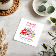 Círculo de Carnaval con mano corta Cumpleaños