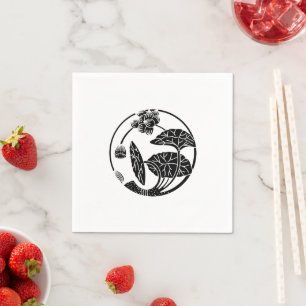 Servilleta De Papel Círculo de flor de loto