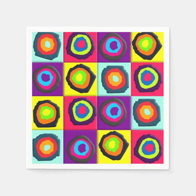 Servilleta De Papel círculos (Anverso)