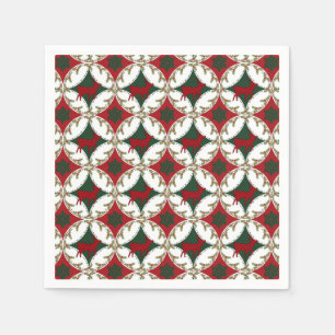 Servilleta De Papel Círculos de renos-2-NAPKINS DE PAPEL
