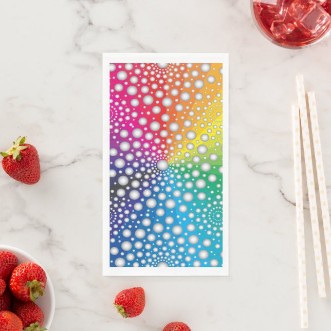 Servilleta De Papel Círculos Mandala 2 (In situ)