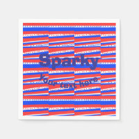 Círculos Rayas Azules Blancas Rojas