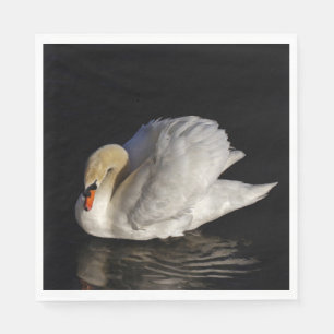 Servilleta De Papel Cisne blanco